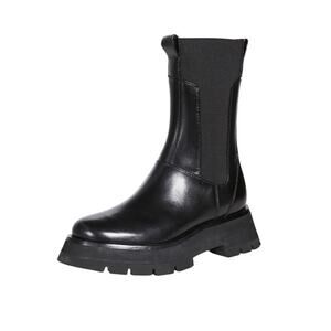 3.1 Phillip Lim Lug Sole Black Kate Combat Boots Size 38 EU / US 8